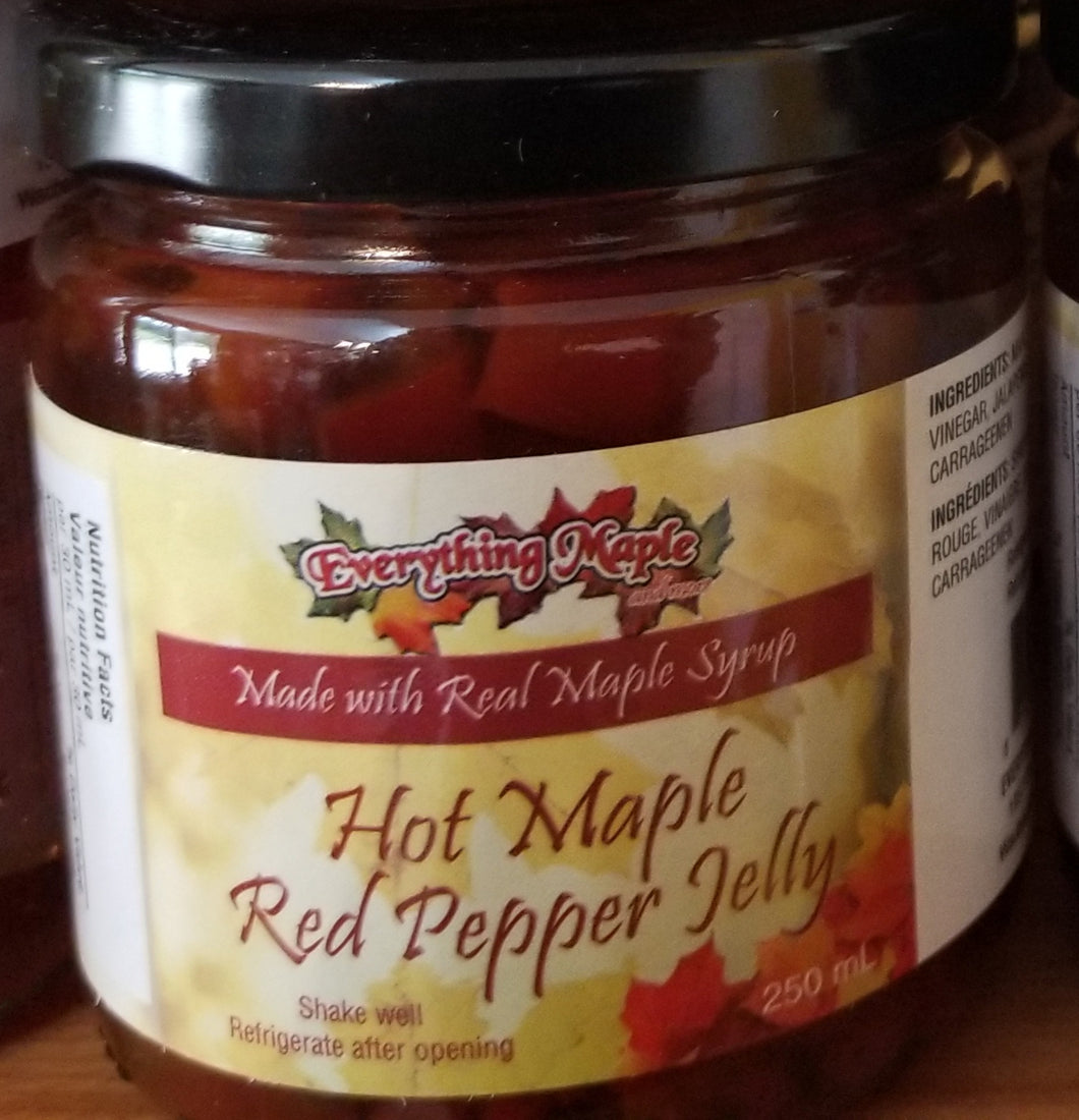 Hot Maple Red Pepper Jelly