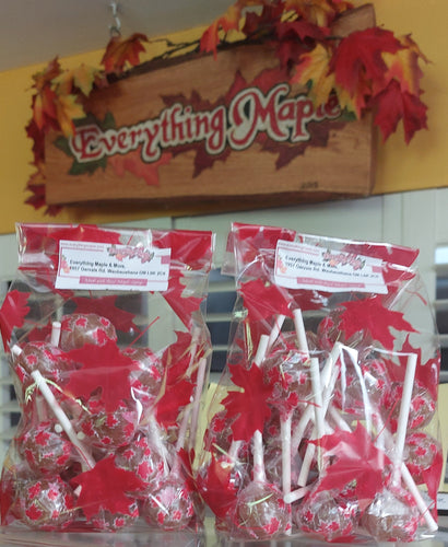 Maple Lollipops
