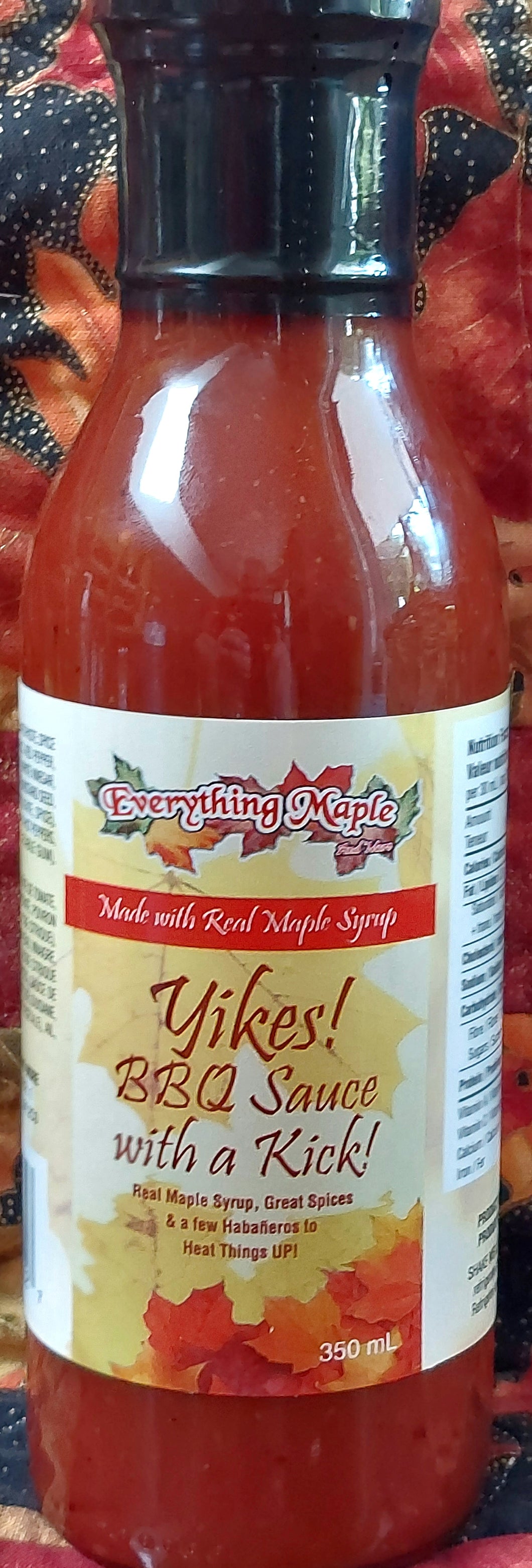 Yikes! Maple Barbeque Sauce with a Kick!
